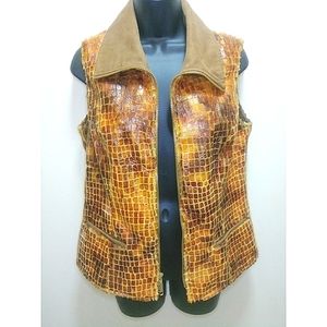 Sno Skins Faux Animal Print Vest